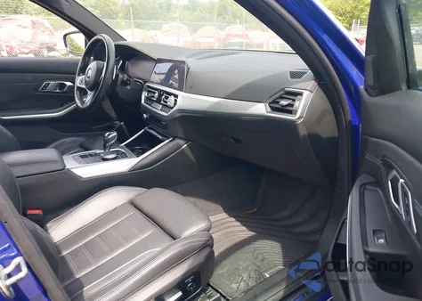 2021 BMW 330I xDrive из США, поврежденный, VIN 3MW5R7J09M8B51558